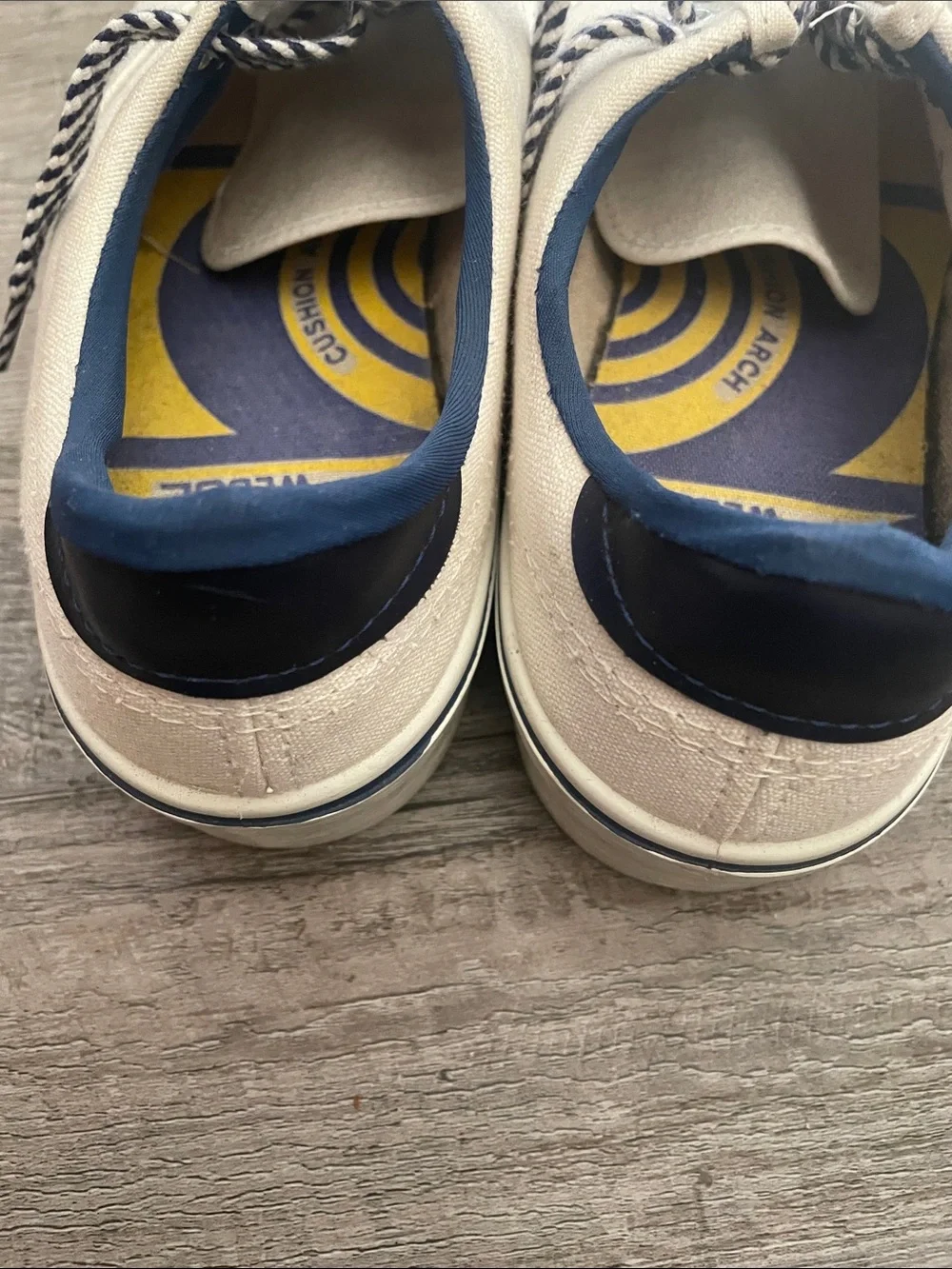 Keds vintage 60’s-70’s unisex Powerlift Wedge Cushion Arch Canvas Shoes